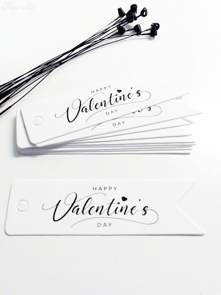 Geschenkanhänger "Happy Valentine's Day"